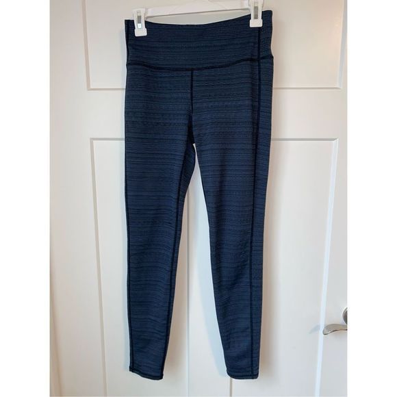 Athleta Navy Blue Leggings - Picture 1 of 7